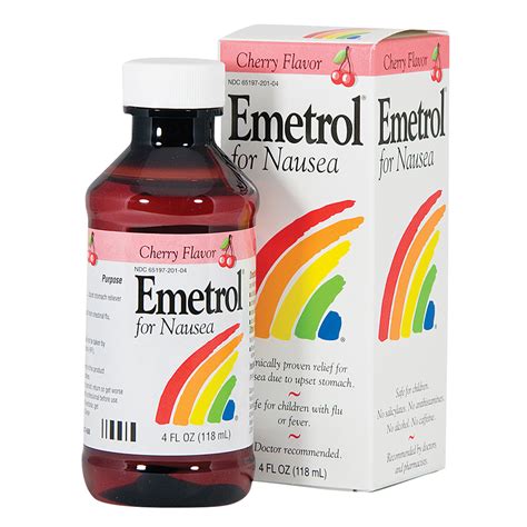 Emetrol syrup - Emetrol Nausea Relief Rapid, Lemon Flavor Tablets, 42 Ea. Emetrol Syrup. UPC: 365197204007 ... Emetrol For Nausea, Cherry Flavor Syrup, 4 Fl Oz. Was: Price: $9.65.